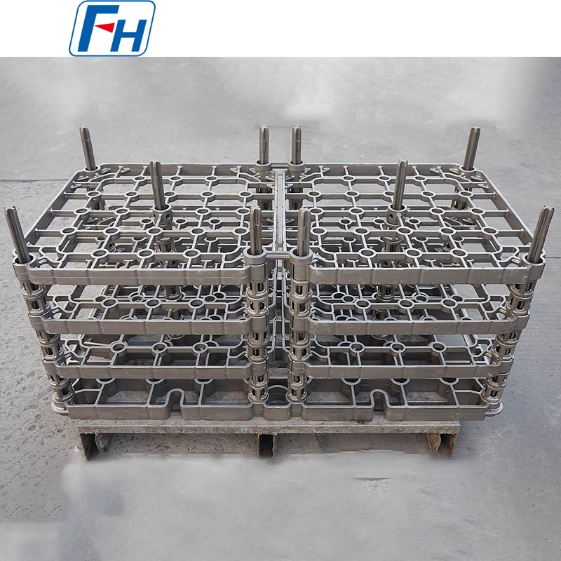 Vacuum Carburizing Fornax Caloris Curatio Fixtures pro Caloris Curatio Aerospace Components | FH®