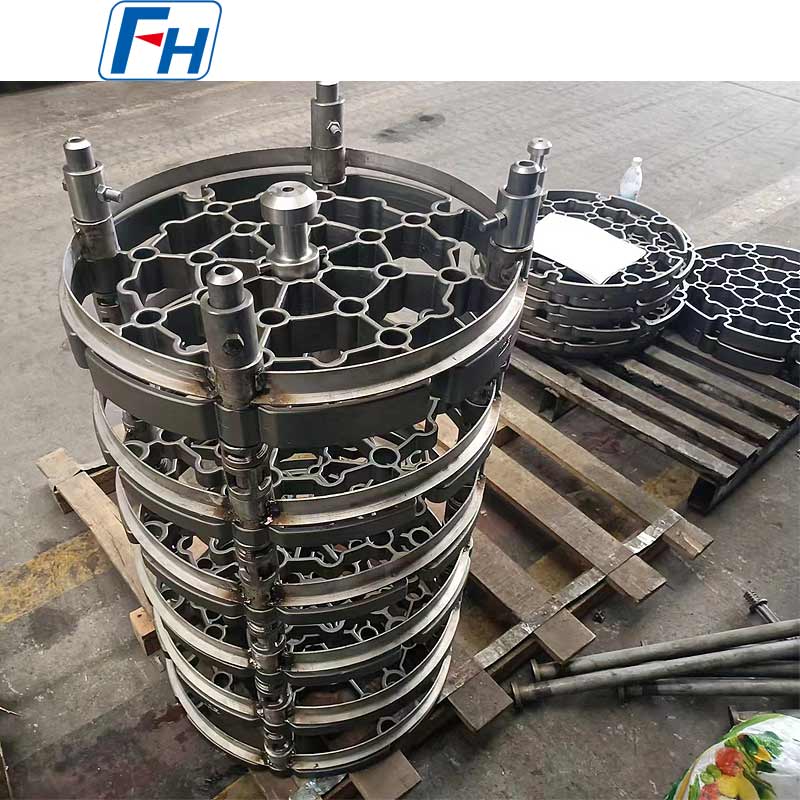FH® 1.4849 (ZG40Cr19Ni39Nb) Calor resistens Ferro Bene genus fornacis fixtures - Max MCL °C, Anti-Carburization