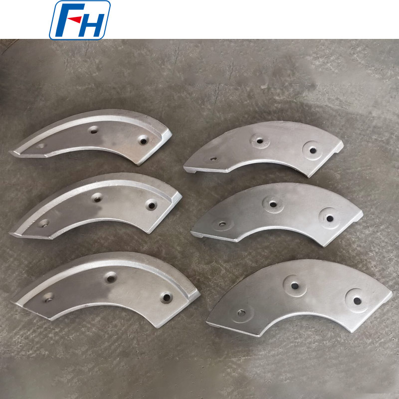 Ni-durum Iron Concrete Mixer gere Blades